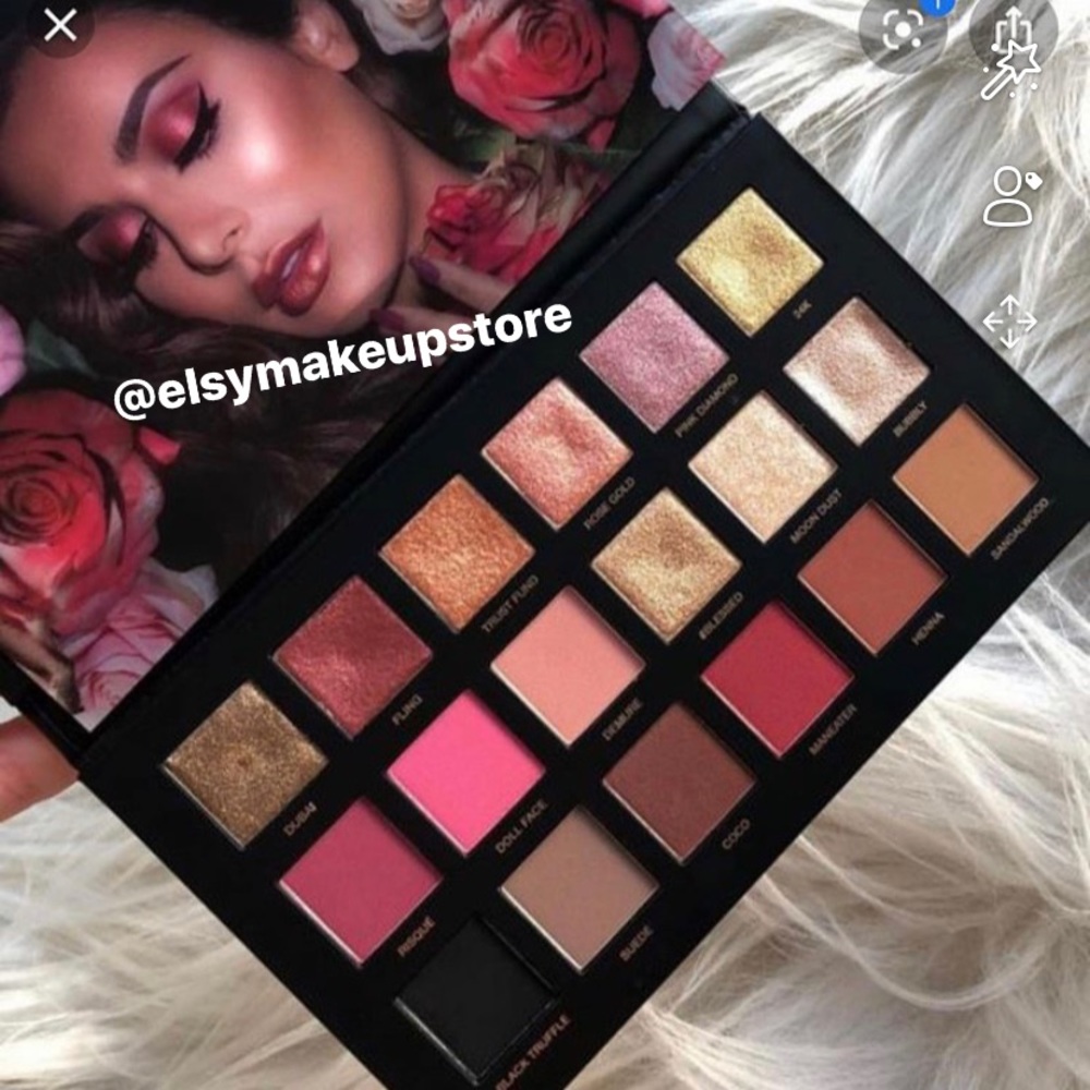 BEAUTIFUL BRAND NEW ROSE GOLD HUDA BEUTY PALLET